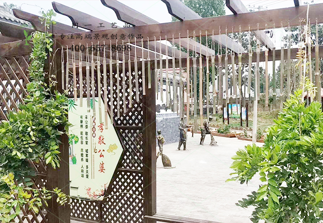 美麗鄉村創意長廊風鈴裝飾