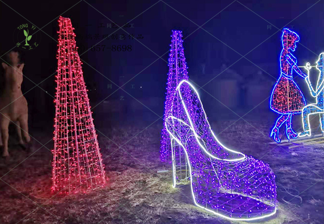 城市景觀亮化高跟鞋造型