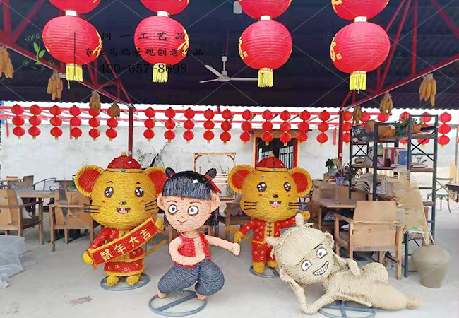 稻草工藝品案例滁州案例