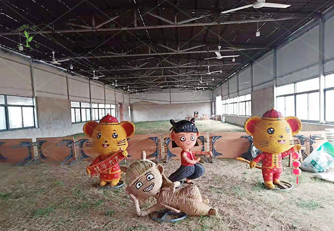 稻草工藝品案例滁州案例