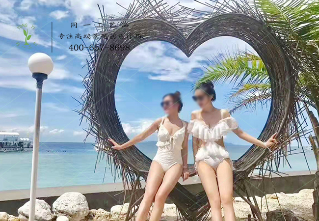 網紅藤編心型造型